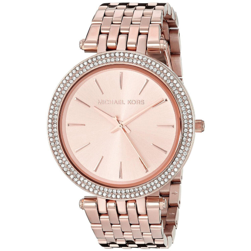 Darci Pavé Rose Gold-Tone Watch.