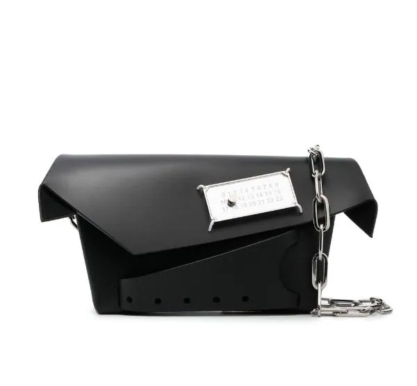 MAISON MARGIELA: Snatched Small leather shoulder bag.